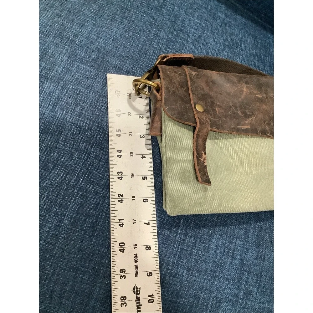 Mcmcc Marrakech Vintage Leather/Canvas Satchel Messenger  Bag